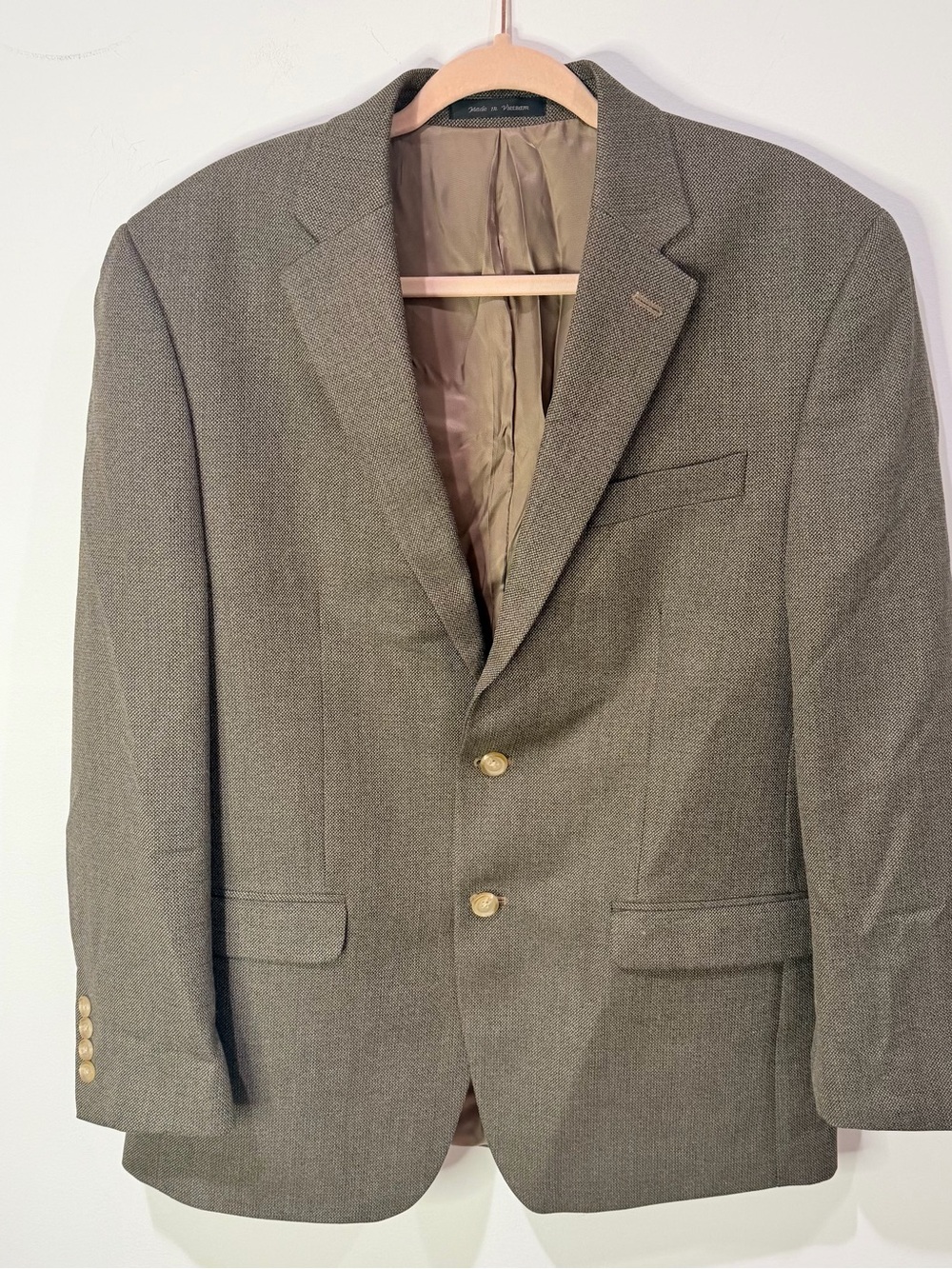 Lauren Ralph Lauren Men's Classic Brown Blazer 42R